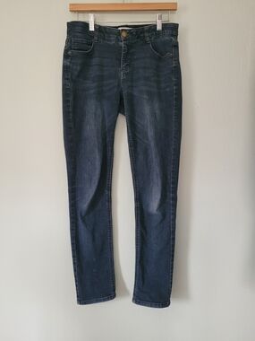 Women’s Skinny Dark Blue Jeans - Stretch Slim Fit - City Blues - Size 6/28